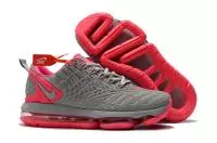 femmes nike air vapor max flyknit utility gris rouge